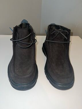 Hey Dude Men's Dark Brown Suede Casual Ankle Boots size 9